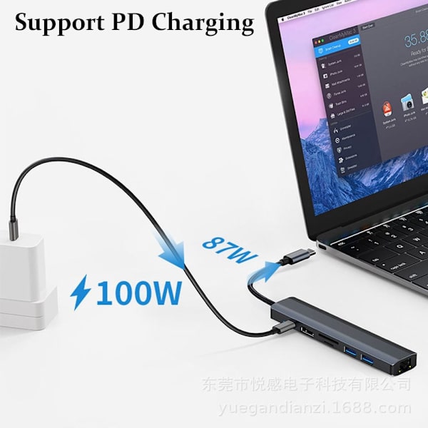 USB-C HUB USB 3.0 Expander Type-C splitter