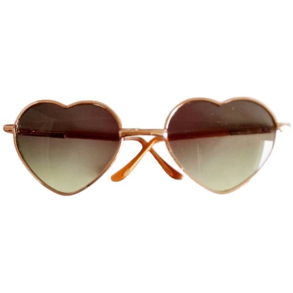 Cute Heart Frame Plush Doll Eyeglasses 2 2 2