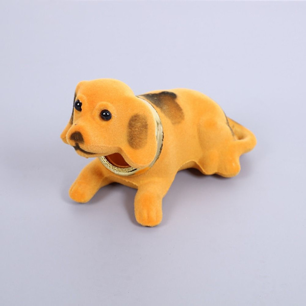 Autokoristeet Shaking Head Dog Doll KELTAINEN yellow