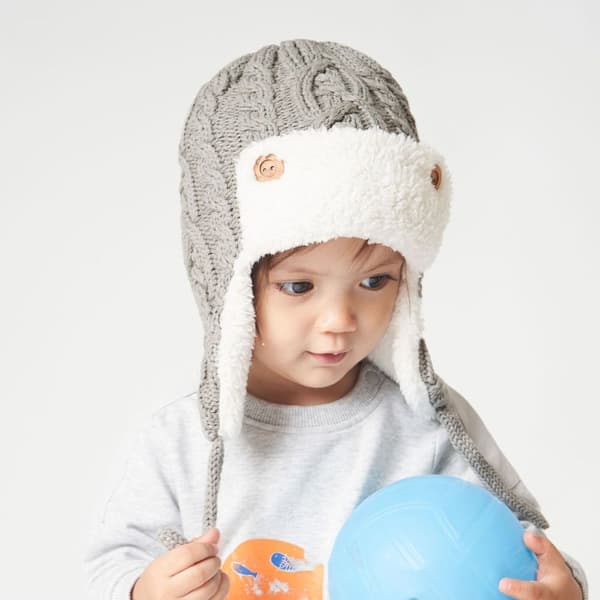Baby hatun cap VAALEANHARMAA LL light grey L-L