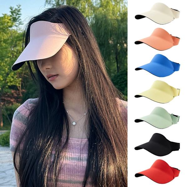 Anti-UV Beach Hat Sun Hats PUNAINEN Red