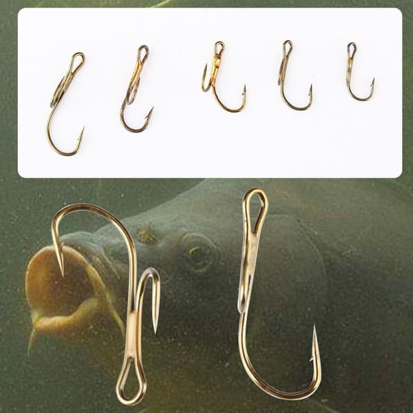 20 kpl Double kalastuskoukku Anchor Fishhook 4 4 4