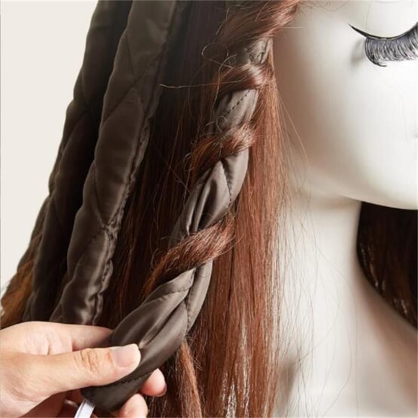 Värmefria hårrullare Curlers hårband SVART black