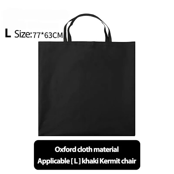 Stol Tote Bag Stol Oppbevaringspose SVART L Black L