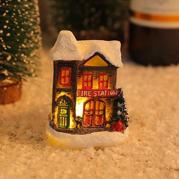 Mini House Miniatyr julepynt A A A