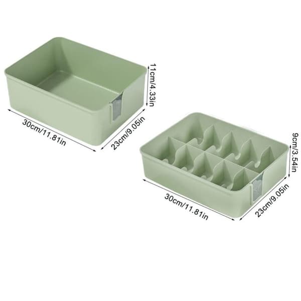 Underkläder Förvaringslåda Låda Organizer VIT 1CELL 1CELL white 1cell-1cell