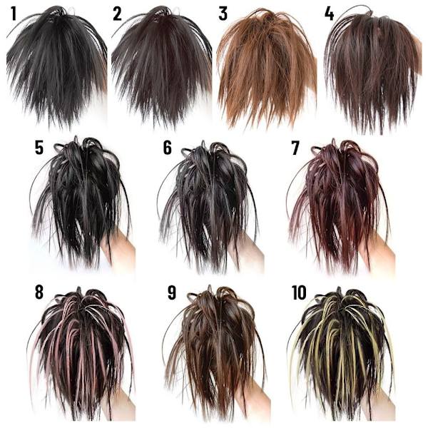 Hiusnumpu synteettinen Chignon 3 3 3