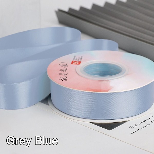 Satinband Rött band GRÅ BLÅ GRÅ BLÅ Grey Blue
