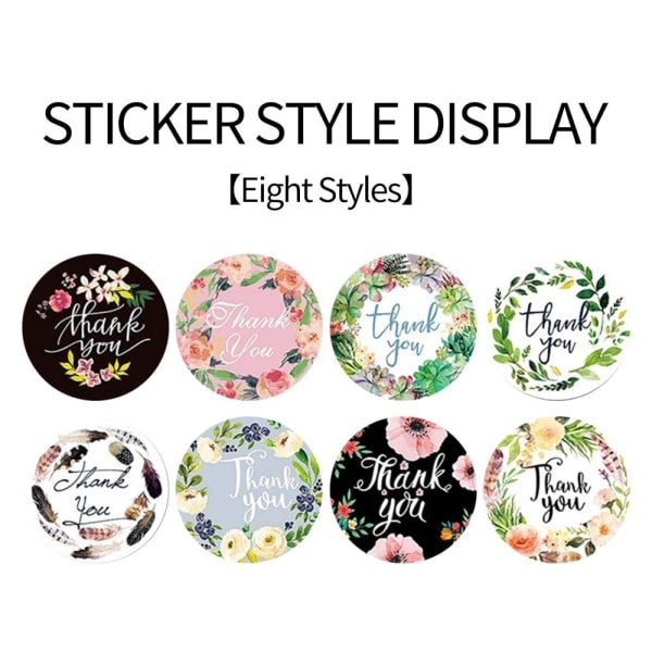 2 Rolls Stickers Etikett Stickers Etikett 2 Roll