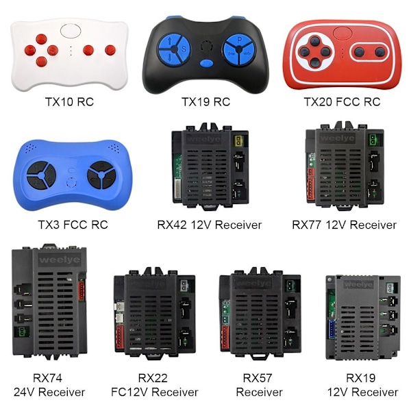 Mottagare Fjärrkontroll RX19 12V MOTTAGARE RX19 12V MOTTAGARE RX19 12V Receiver