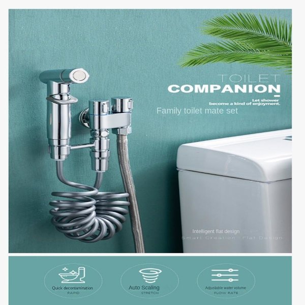 Mässing kran kran Hygienic Head 2 2 2