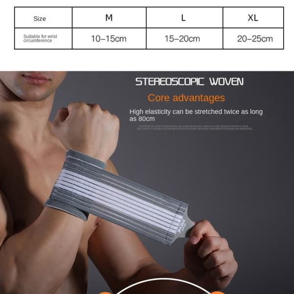 Håndleddsomslag Armbånd GRÅ M grey M