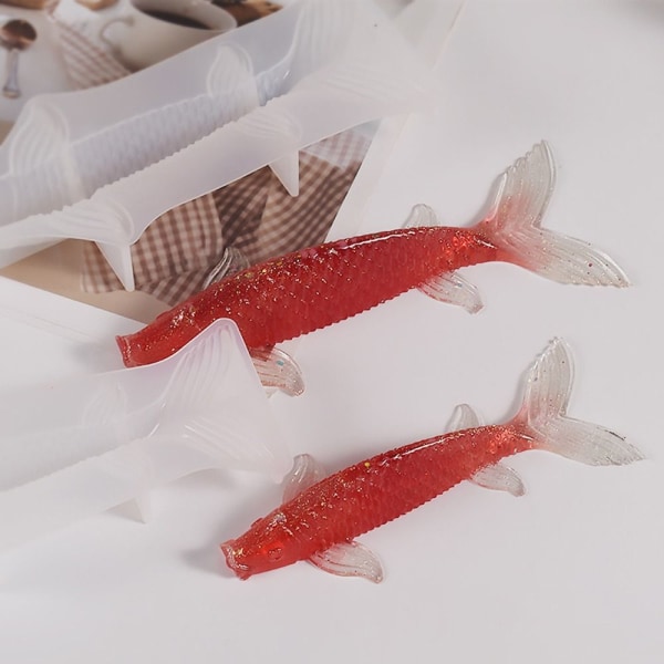 3D Lucky Koi Fish mold Suuri mold PIENI small