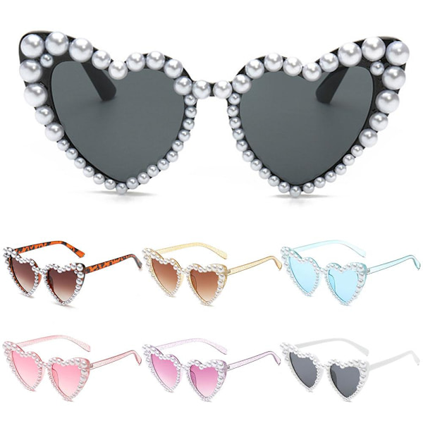 Sydän Aurinkolasit Pearls Aurinkolasit MUSTA-HARMAA MUSTA-HARMAA Black-Grey