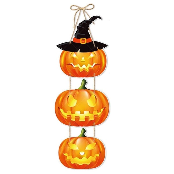 2 st Halloween Dörrskylt Dörrhängande A A A