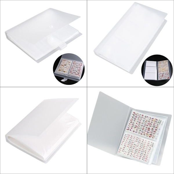 Nail Art Stickers Förvaringsbok 20,5X15,5CM4 4 20.5x15.5cm4