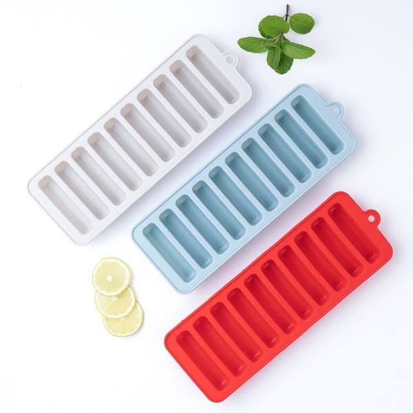 Long Strip Ice Cube Bar Ball Maker Isform HVID White