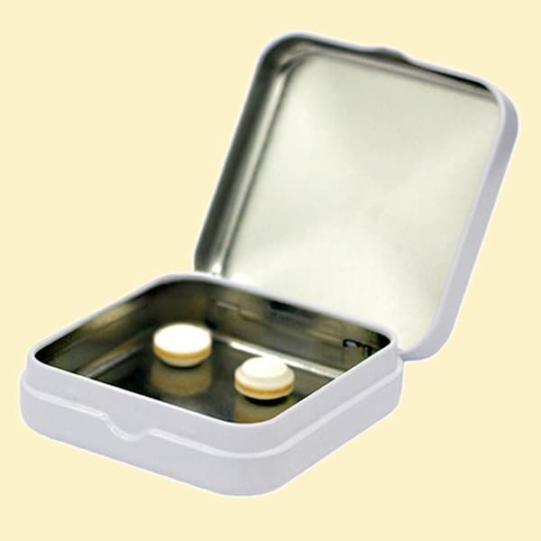 Förvaringslåda Mint Godis Förpackning VIT white