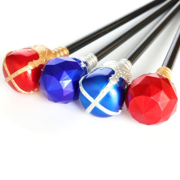 Kong Dronning Scepter Prinsesse Prins Cane BLÅ DRONNING DRONNING Blue Queen-Queen