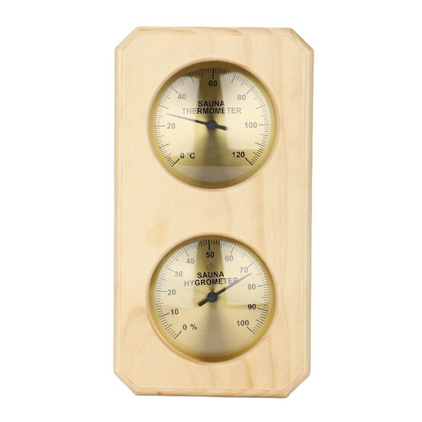 Veggmontert termo-hygrometer Termometer hygrometer Vertically