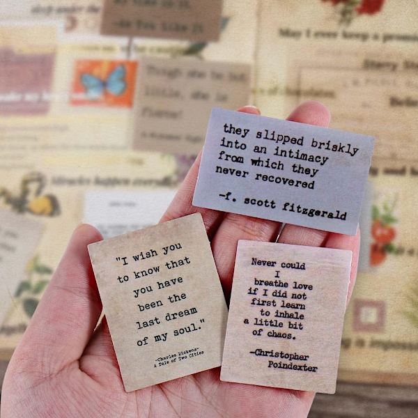 240PCS Stickers Quote Stickers Vintage Stickers