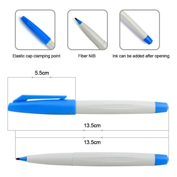 5st/ set Paint Marker Pen Art Markers RÖD red