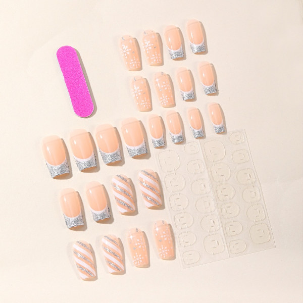 Jul Franska Fake Nails Ballerina False Nail A2-01-11 A2-01-11