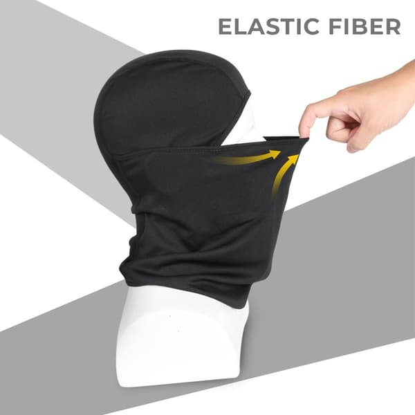 Full Face Hætte Cykel Balaclava SORT black