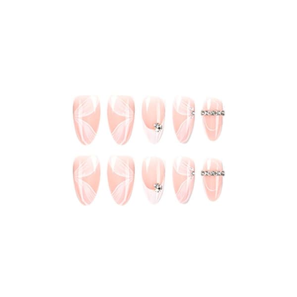 False Nails Long Almond 1 1 1
