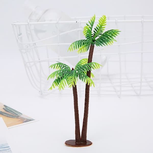 Hyvää syntymäpäivää Cake Topper -simuloitu vesikasvi