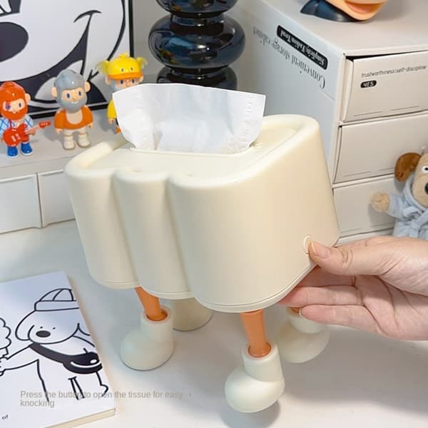 Tissue Box Papir Serviettholder HVIT white