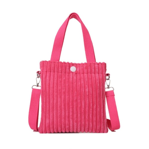 Lærreds skuldertaske Crossbody Lille taske ROSE RED rose red