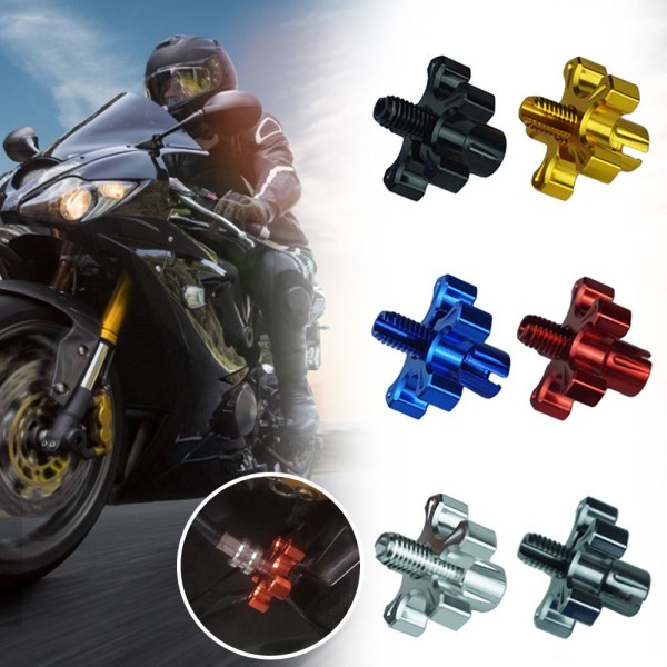 Motorcykel koblingsjusteringsskrue Koblingskabeljustering titanium