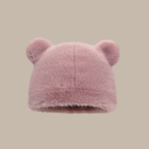 Plysch Bucket Hat Cold Hat ROSA pink