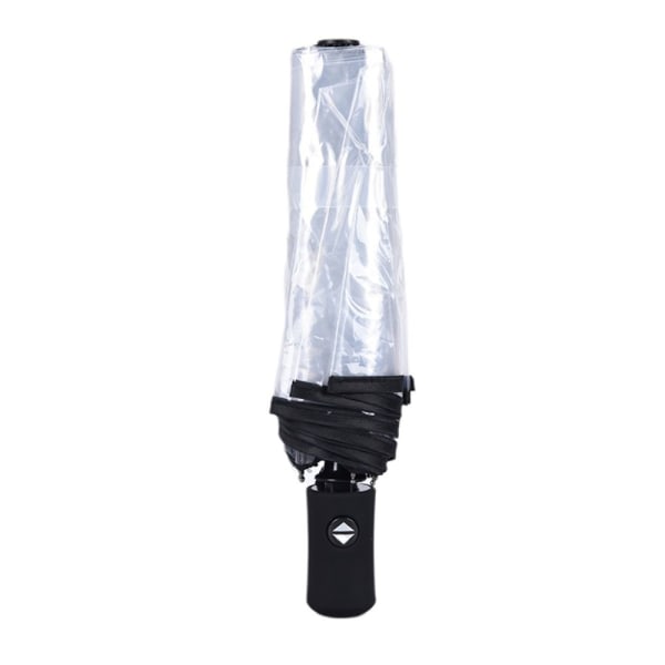 Automatisk Paraply Triple Folde Parasol SORT black