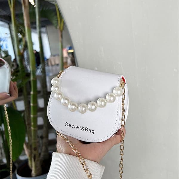 Axelväskor Mini Crossbody Väska VIT white