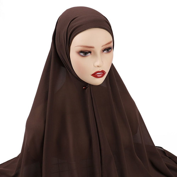 Muslimsk Hijab Turban Hat NAVY navy