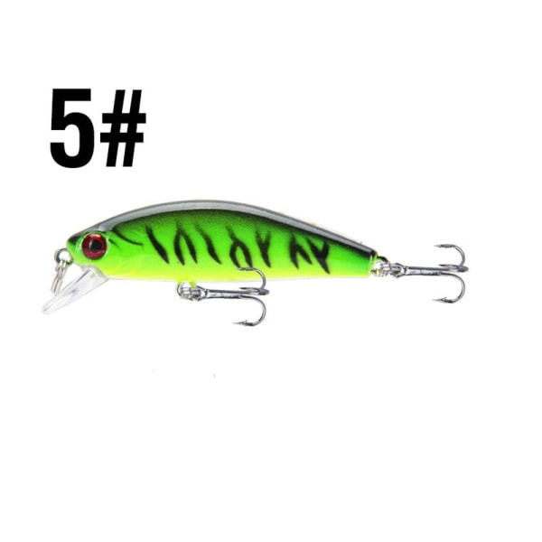 5kpl/laatikko uppoavat Minnow Baits Fish Hooks Minnow Lures