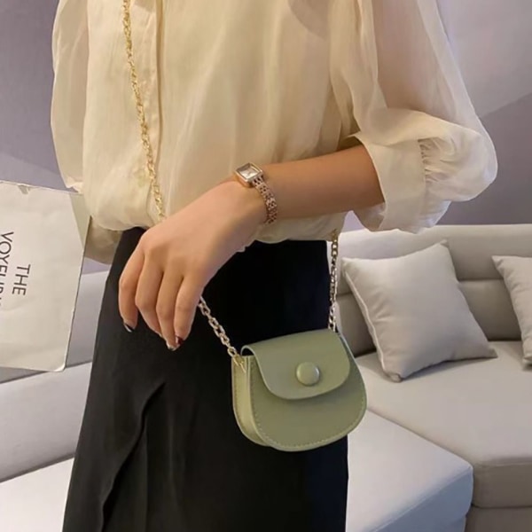 Cross Body Bag ketjukukkaro VALKOINEN White