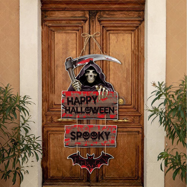 2st Halloween Dörrskylt Dörrhängande D D D