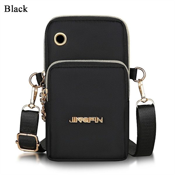Skulder Messenger Bag Small Crossbody Bags SVART black
