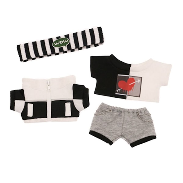 20 cm docka T-shirt Plysch docka kläder 2 2 2