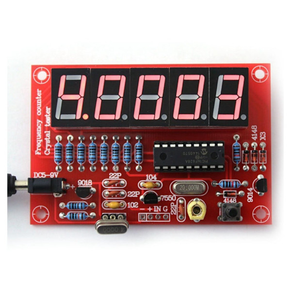 Frequency Counter Crystal Oscillator Meter Tester Kit