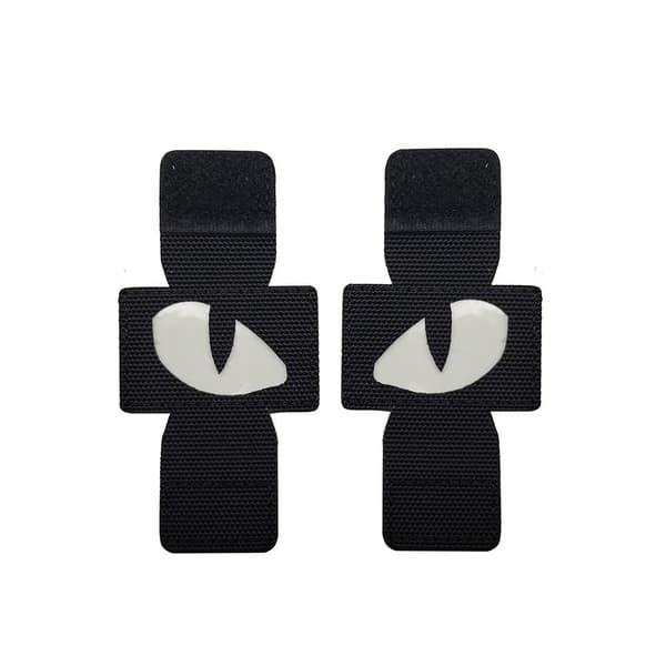 2kpl Tactical Molle Strip Adapter -liivi MUSTA Black