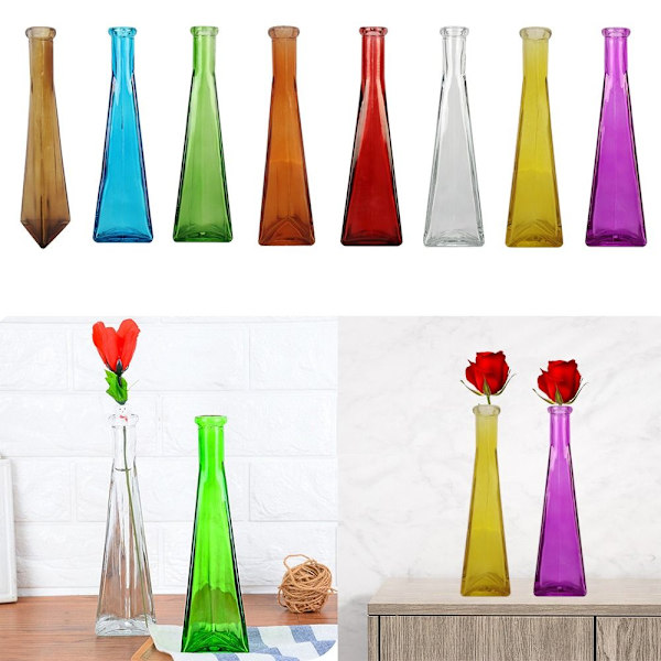 Glasvas Blomflaska TRANSPARENT Transparent