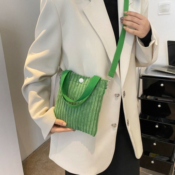 Lærreds skuldertaske Crossbody Small Bag KHAKI khaki