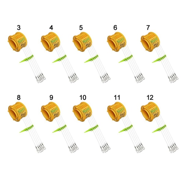 1 box Anti-trassel Tandemfiskekrokar Tandemfiskekrokar 10 10