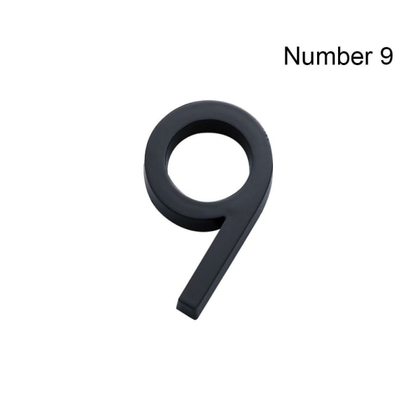4 tuumaa/10 cm ovitarra Numerokilpi NUMERO 9 NUMERO 9 Number 9