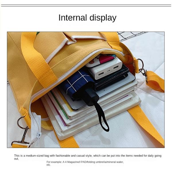 Student Tutorial Bag Totes Shopper Bags HVIT White