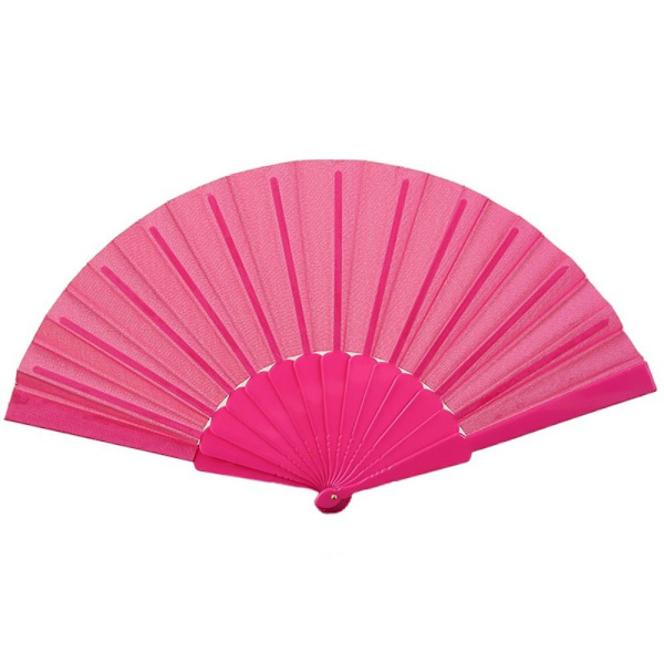 Folding Fan Cloth Håndventilator SORT Black